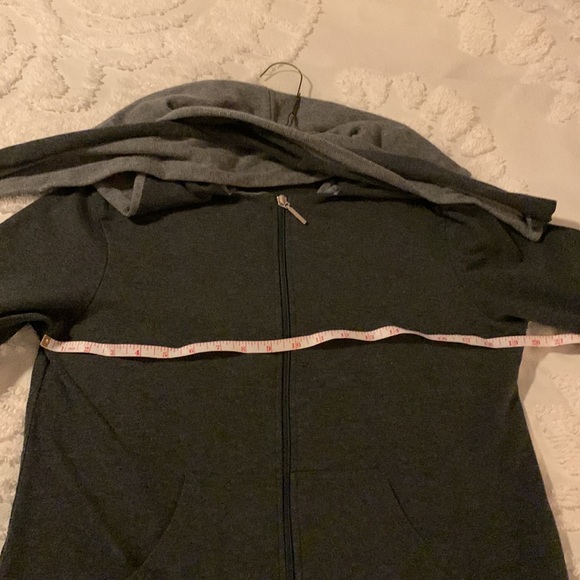Calvin Klein Performance Sports Hoodie with front Tie Bow Front Zipper L - Picture 6 of 7